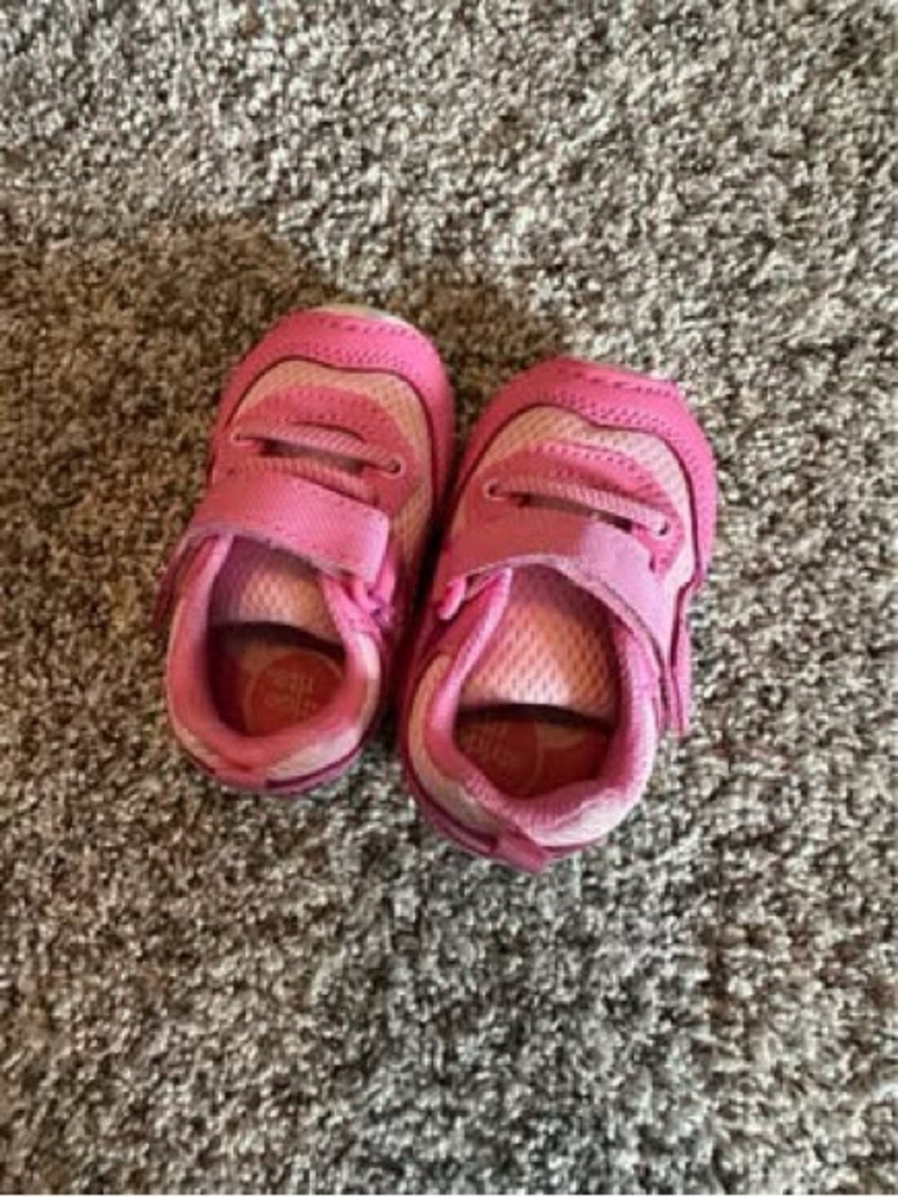 Stride Rite Pink Toddler Hook-and-Loop Sneakers